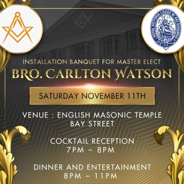Royal Victoria Lodge No. 443 Installation Banquet